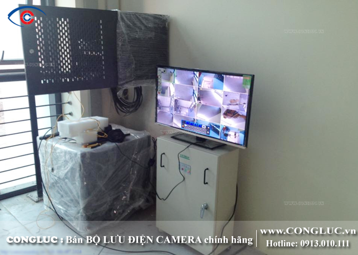 Lắp bộ lưu điện cho hệ thống camera quan sát tại KCN Đĩnh Vũ